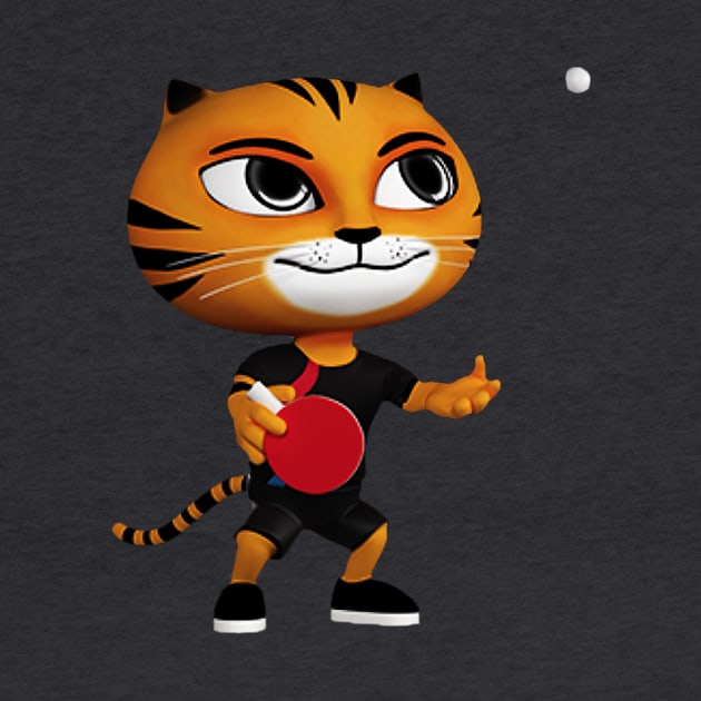 The Ping Pong Tiger by dithakely